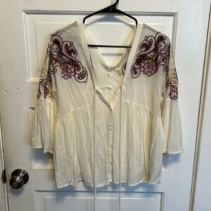 En Creme blouse